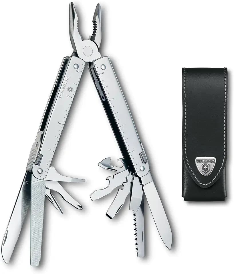 Swiss Tool Victorinox Multitool, Silver, 24 Function