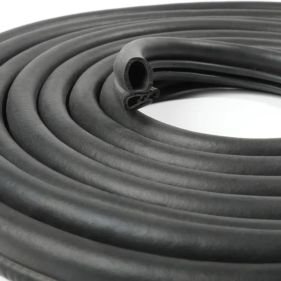 Rubber Edge Trim,Car Weather Striping,Door Rubber Seal Strip Trim Seal,Automotive Weather Stripping Edge Guard for Cars, Boats, RVs, Trucks, and Home Applications (30FT)
