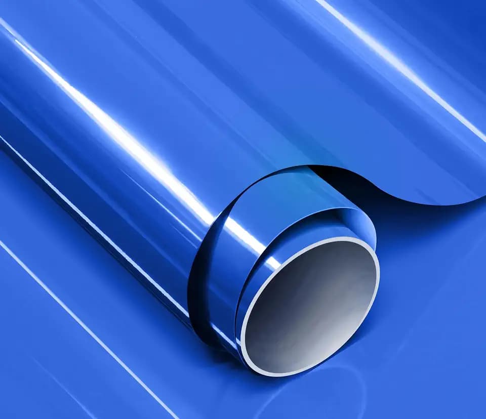ColorFusion PPF by VViViD, Gloss Shark Blue Dry Apply PPF Vinyl Car Wrap Roll 1.3ft x 5ft