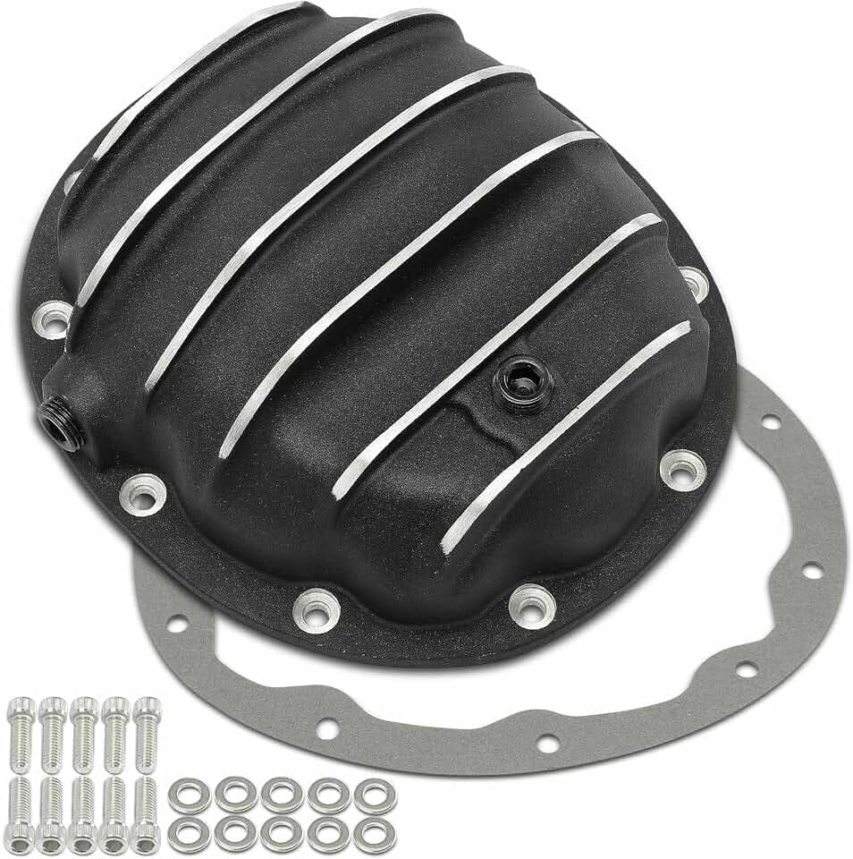A-Premium Rear Differential Cover with Gasket & Bolts & Drain Plug