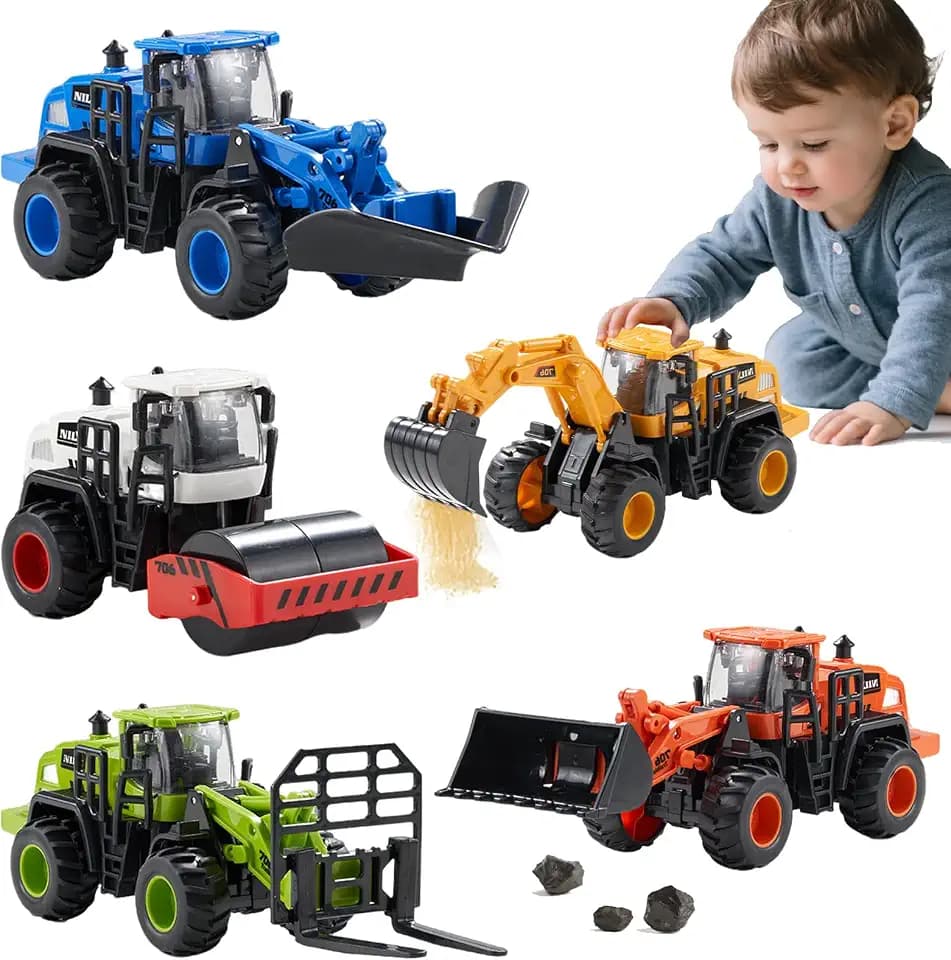 Dimoarch Construction Truck Toys for Toddlers Boys Kids