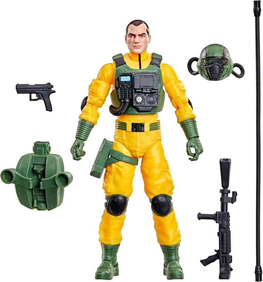 G.I. Joe Classified Series #198, Airtight, Collectible 6 Inch Action Figure Set with 5 Accessories