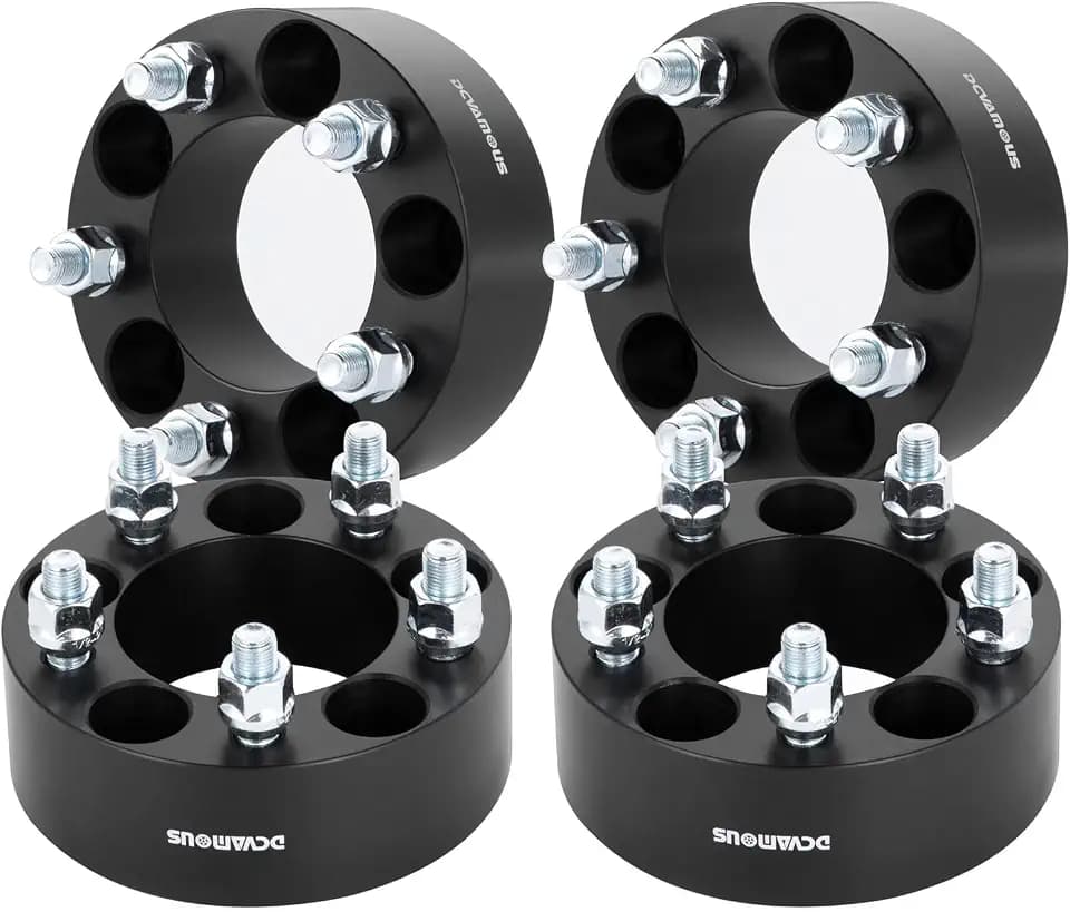 4pc Forged 5x4.75 to 5x5 Wheel Adapters,2 Inch Thick,with M12x1.5 Studs