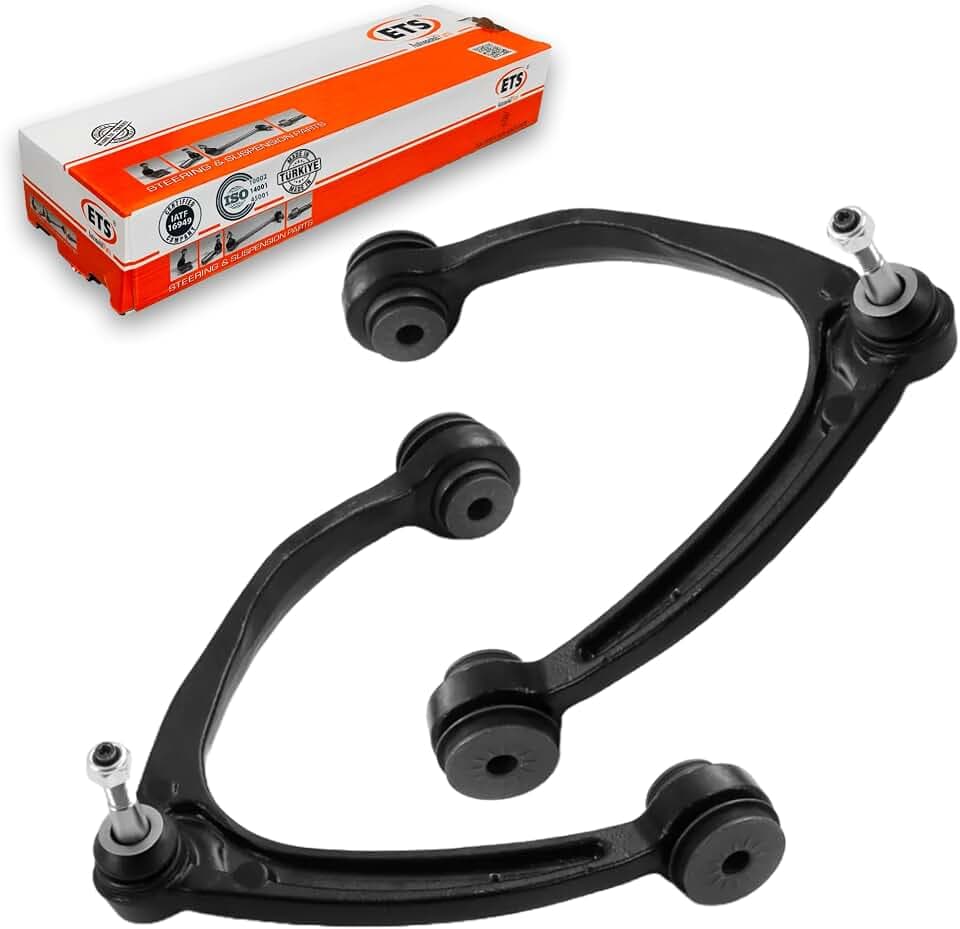ETS 2Pc Left & Right Upper Control Arm Kit RK80670 & RK80669 Fits 07-14 Cadillac Escalade 07-14 Escalade ESV, 07-13 Escalade EXT, 07-15 Chevrolet Silverado 1500, 07-13 Avalanche