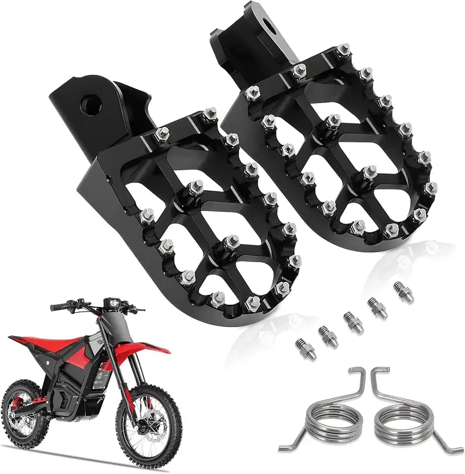 Ebike Footpegs for Yozma In 10 2025 Foot Pegs Electric Dirt Bike E-Bike Black
