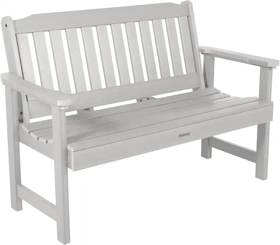 Highwood AD-BENW2-WHE Lehigh Garden Bench, 4 Feet, White