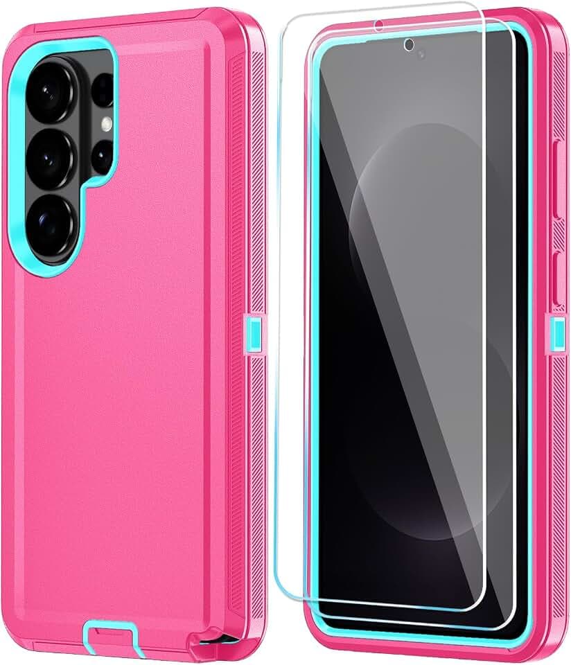 ONOLA for Samsung Galaxy S26 Ultra Case, 3-Layer Cover, PinkSkyBlue