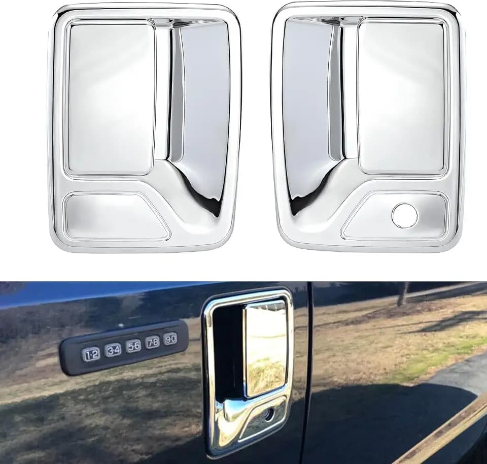 Door Handle Covers Replace for 2008-2016 Ford F250 F350 F450 F550 SingleCab