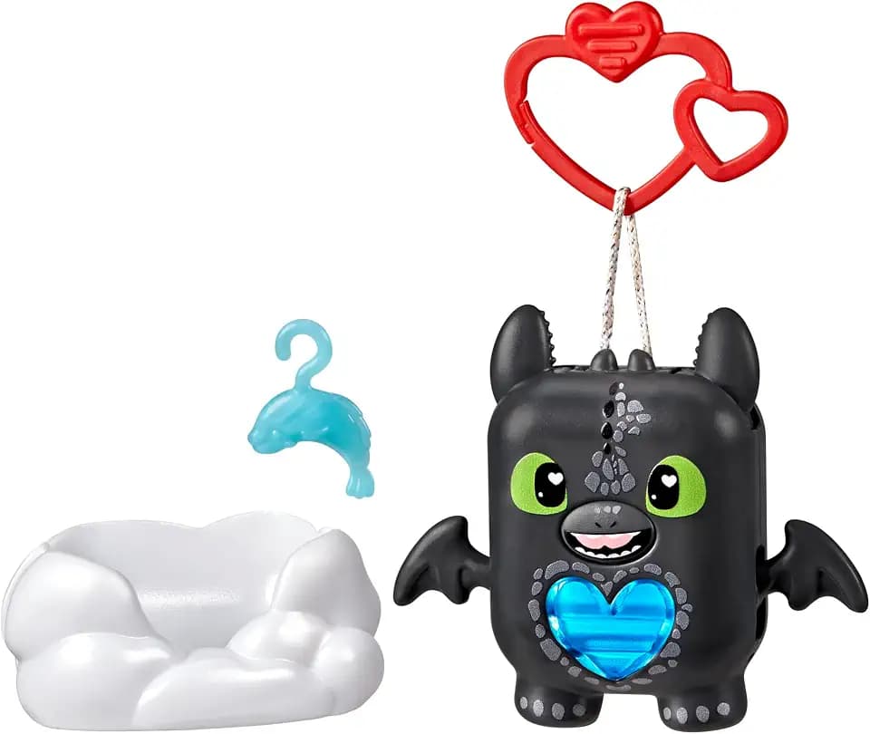 Hasbro Nano-mals DreamWorks Animation's How to Train Your Dragon Toothless, Electronic Pet, 70+ Responses, Interactive Fidget Toys for Girls & Boys Ages 5+ ​