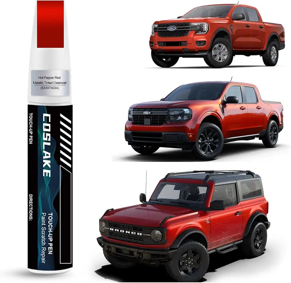Touch Up Paint(Hot Pepper Red Metallic Tinted Clearcoat(EA/M7403A) for Ford