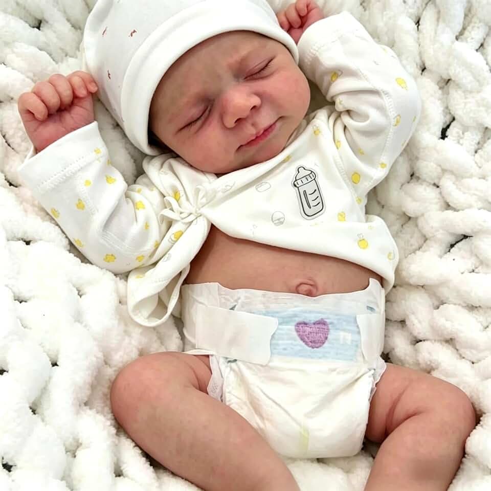 Anano Reborn Baby Dolls Full Body-18 in Realistic Baby Doll Boy Lifelike Newborn Babies, Real Life Babys Full Body Reborn Dolls Soft Body Anatomically Correct Boy with Accessories
