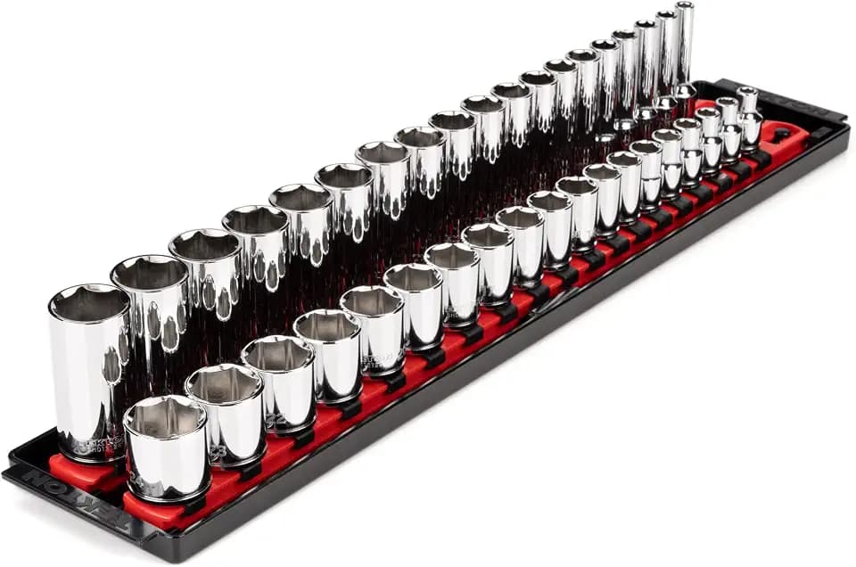 TEKTON 3/8 Inch Drive 6-Point Socket Set, 38-Piece | SHD91211