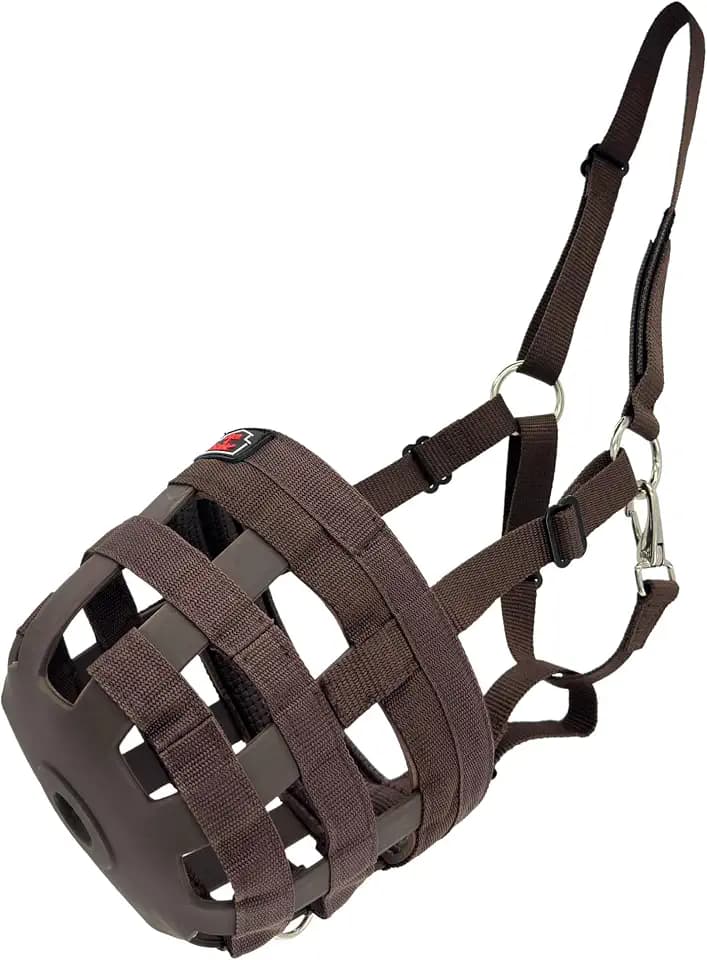 BARN & STABLE Horse Grazing Muzzle for Easy Breathe, Comfortable Muzzle Grazing for Horses with Adjustable Straps, Buckles, Suitable for Precaution of Laminitis