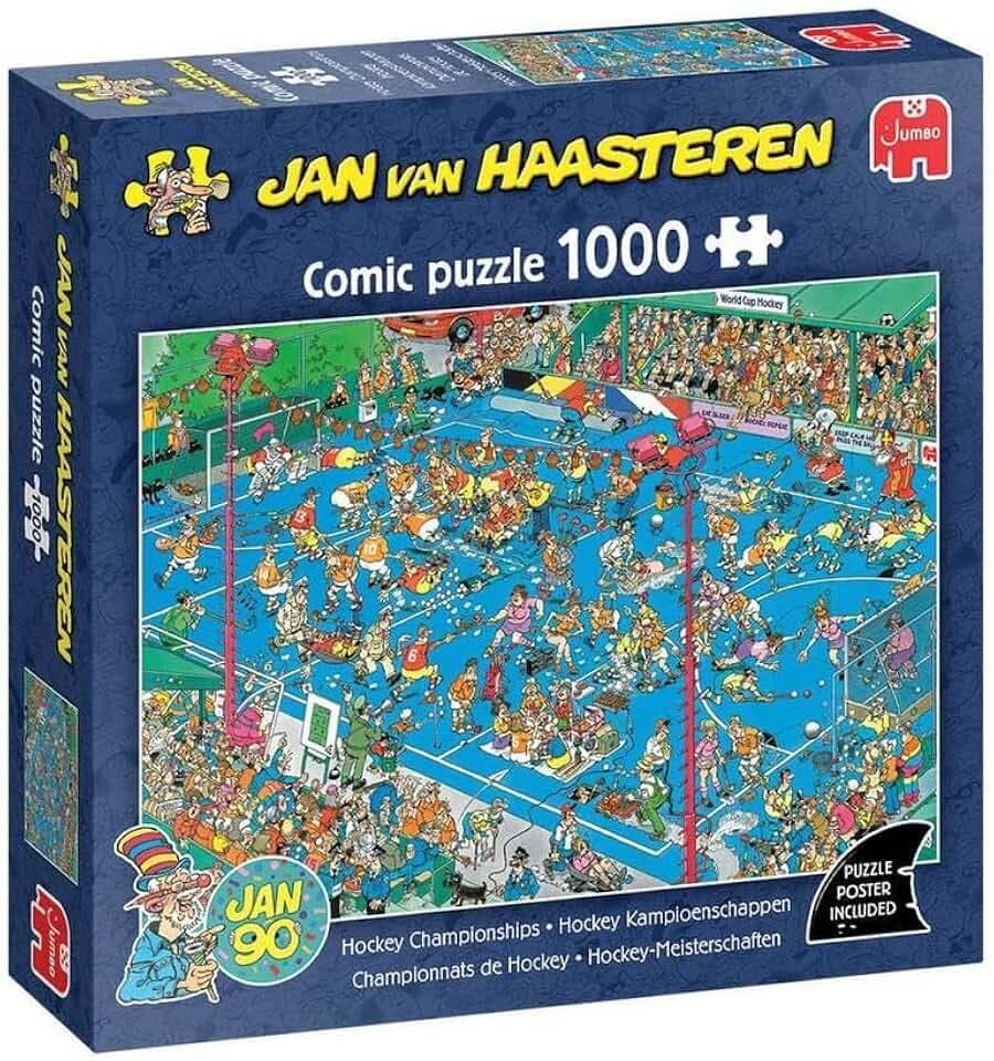 Jan Van Haasteren Hockey Championships – 1000 Teile Puzzle Für Erwachsene