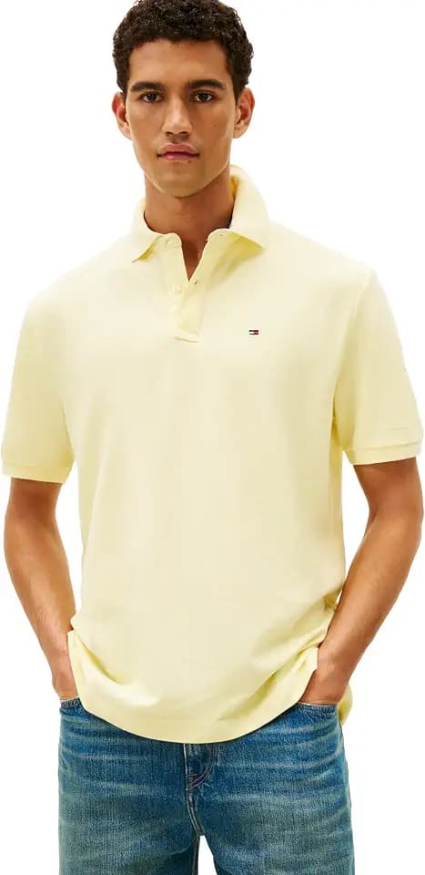 Tommy Hilfiger Men's Short Sleeve Cotton Pique Polo Shirt in Classic Fit