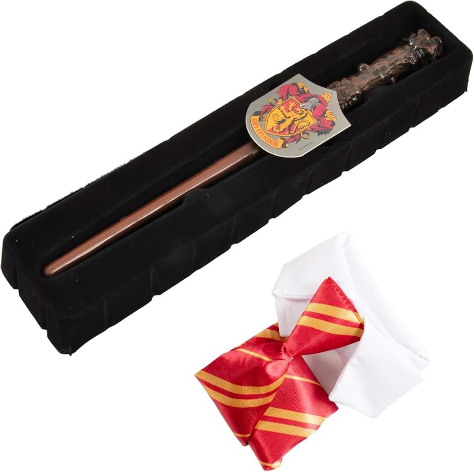 Ciao- Harry Potter Disguise Kit (Wand 30cm, Tie and Gryffindor Emblem) in giftbox