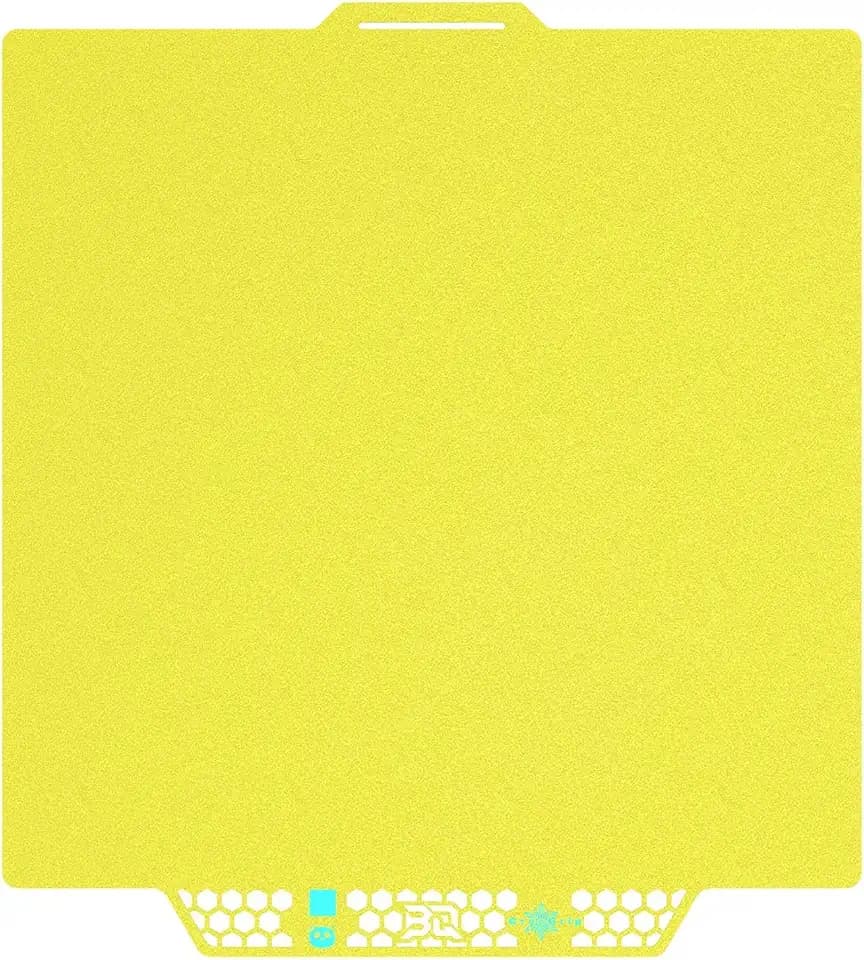BIQU CryoGrip Pro Glacier-Yellow Panda Build Plate,Firm Adhesion, 257x257mm