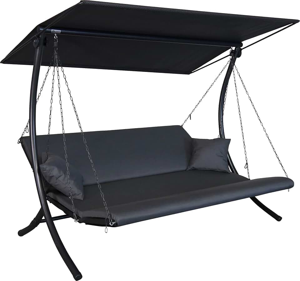 ANGERER Hollywoodschaukel Swing Zip dunkelgrau wetterfest