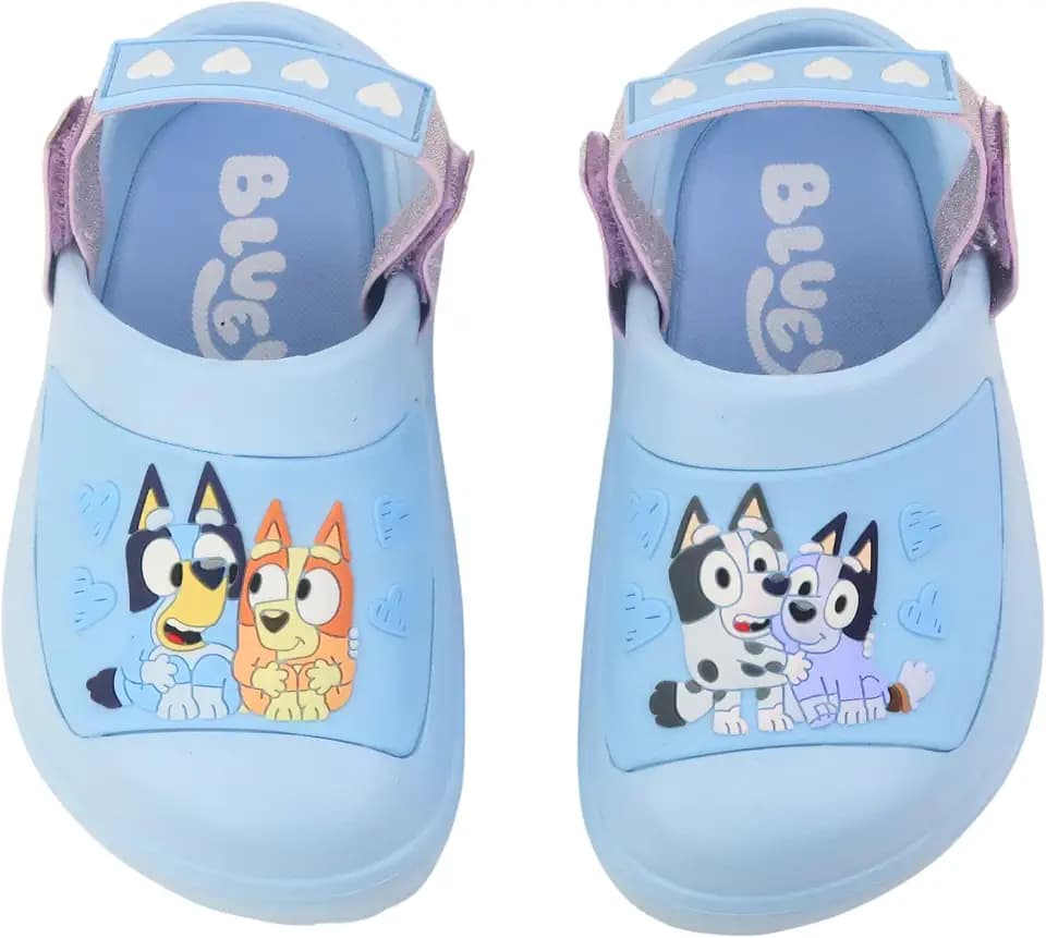 Bluey Clogs for Kids, Waterproof Slip On Toddler Clogs