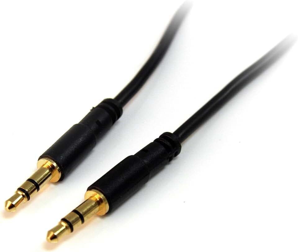StarTech.com 15 ft Slim 3.5mm Stereo Audio Cable - M/M