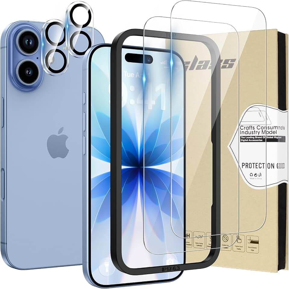 2+2PACK Displayschutzfolie für iPhone 17