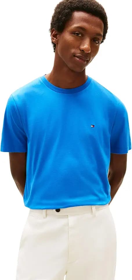 Tommy Hilfiger Herren Light Interlock Teemw0mw37508 T-Shirts (1er Pack)