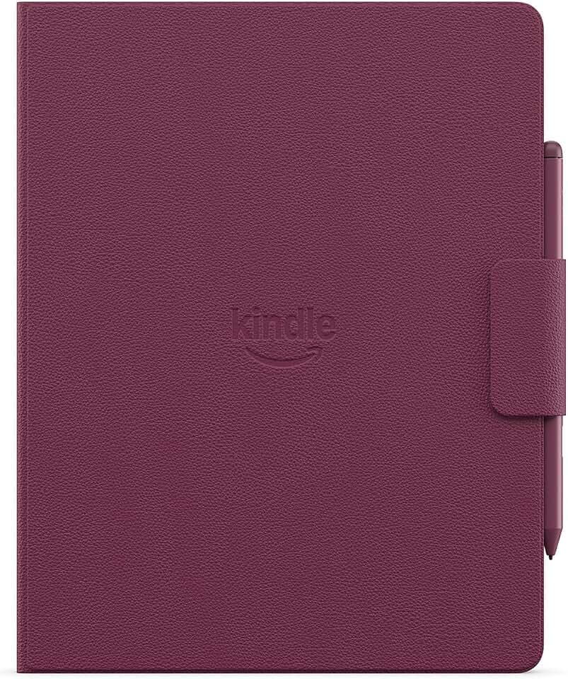 Jetzt neu: Edle Amazon Kindle Scribe-Klapphülle mit magnetischer Befestigung, schlanke Schutzhülle – Premiumleder