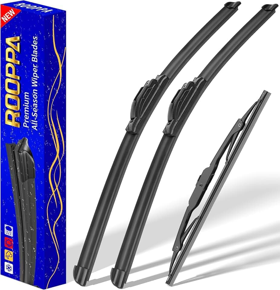 3 Wipers Fits Honda CRV CR-V 2002-2006 Wiper Blades