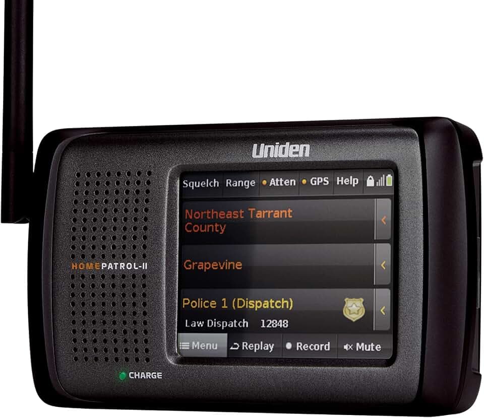 Uniden HomePatrol-2 Color Touchscreen Simple Programing Digital Scanner, TrunkTracker V and S,A,M,E, Emergency/Weather Alert, Digital Capable, APCO P25 Phase 1 and 2, Covers USA and Canada