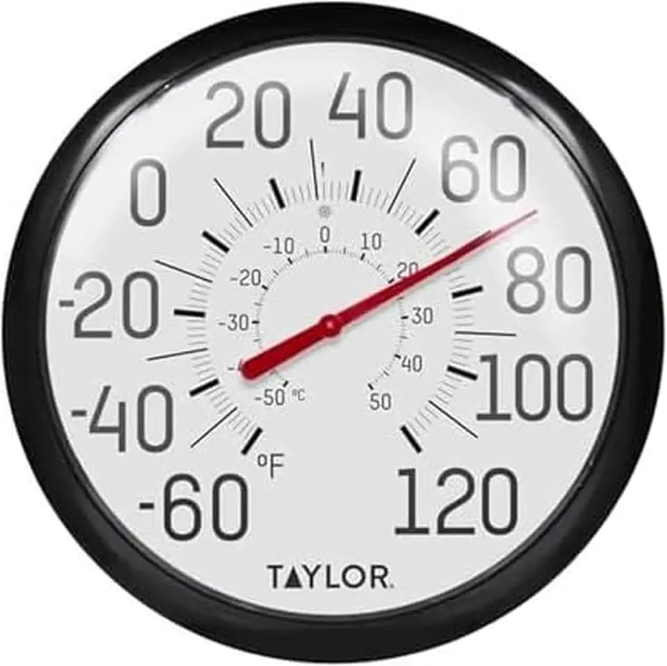 Taylor 13.25 Inch in/Out Dial Weather Thermometer