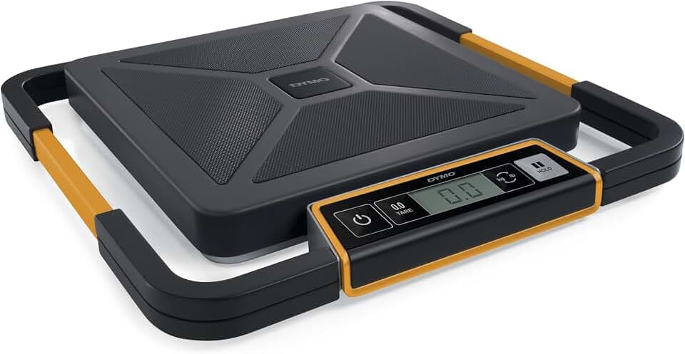 DYMO S400 Digital USB Shipping Scale, 400-Pound Capacity - Portable, Precise, Weigh Heavy and Bulky Packages