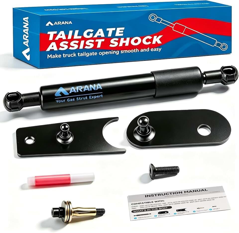 ARANA Tailgate Assist Soft Open for Chevy Silverado & GMC Sierra 2007-2019