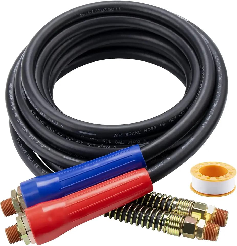 15 FT Air Line Hose Assembly Set for Trailer Truck Tractors Parts
