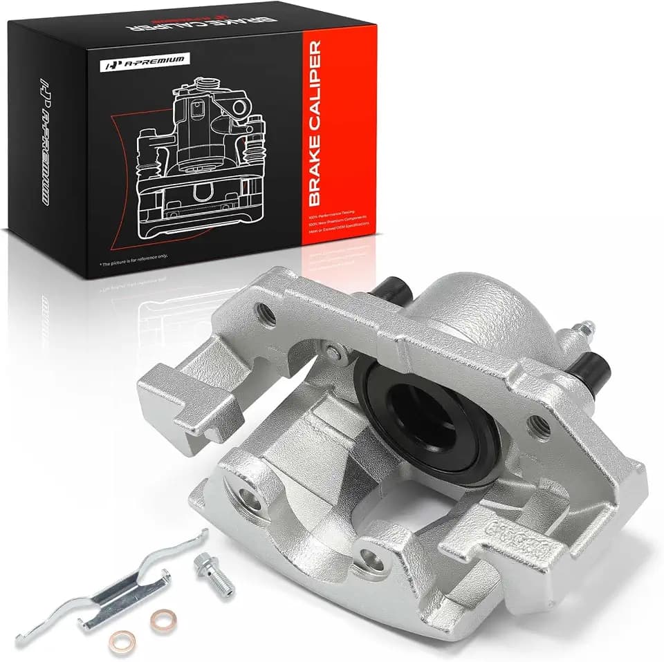 A-Premium Front Right Passenger Disc Brake Caliper with Bracket