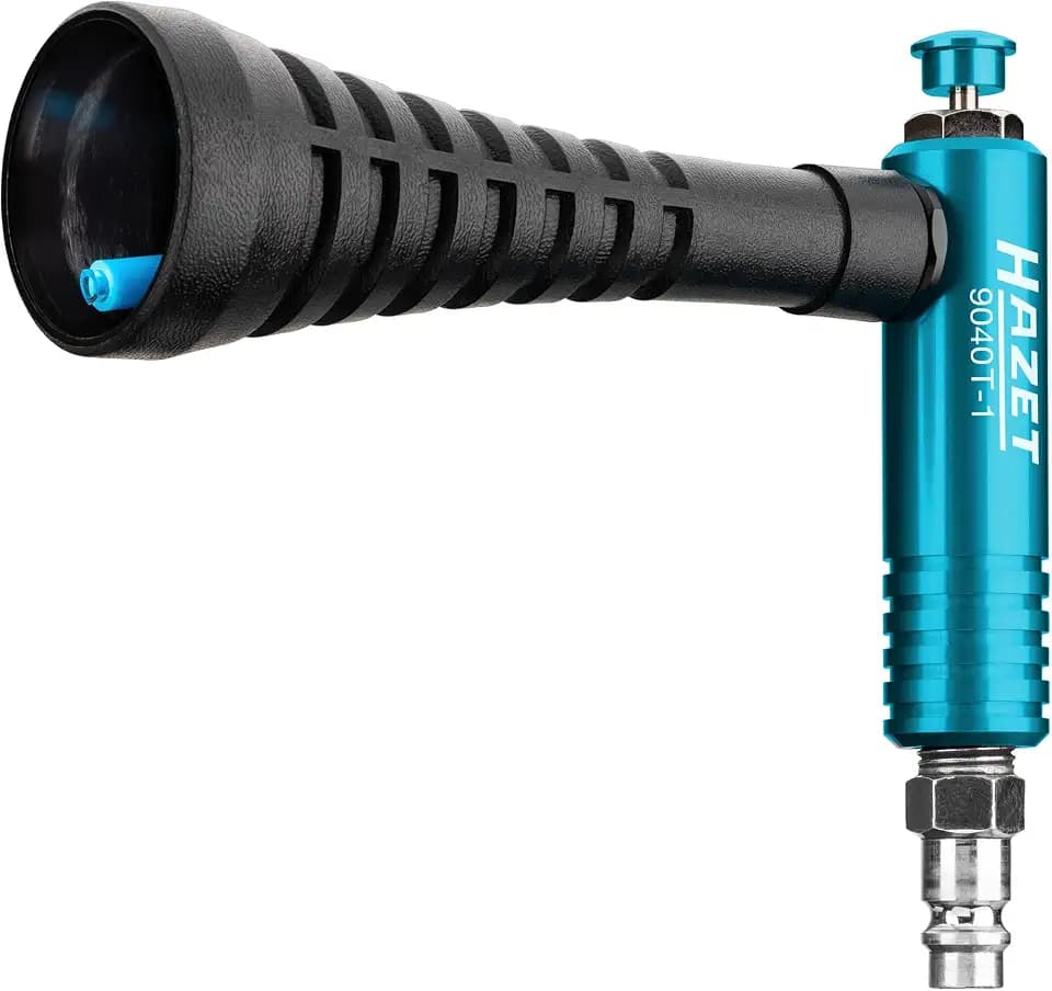 HAZET Turbo Ausblaspistole 9040T-1, Sehr handliche Ausführung, Länge 150 mm