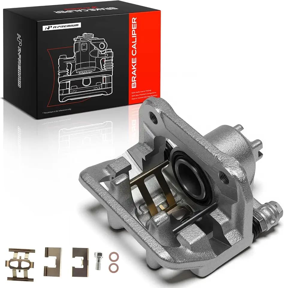 A-Premium Rear Left Driver Disc Brake Caliper with Bracket