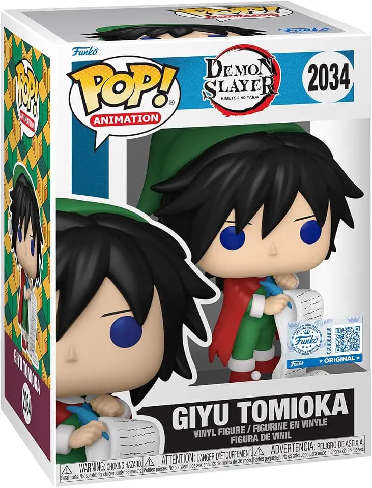 Funko POP! Animation: Demon Slayer - Giyu (Holidays) - Amazon Exclusive