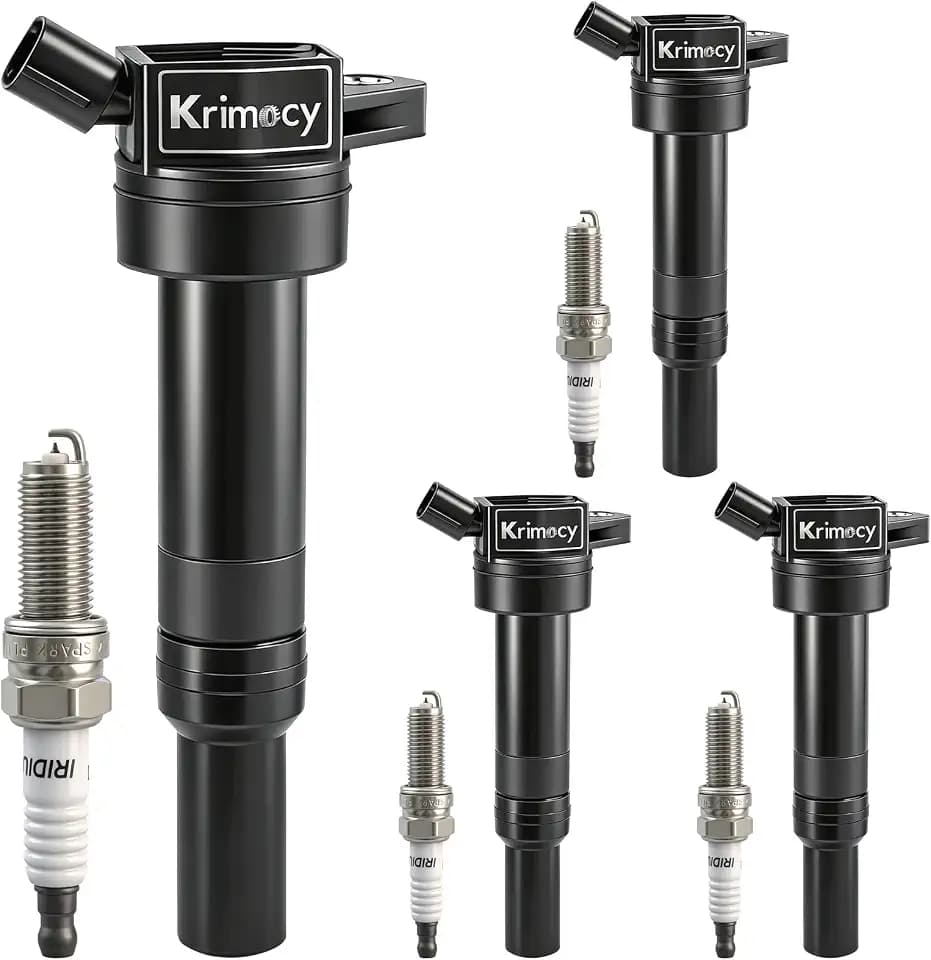 UF651 Ignition Coil Packs and Iridium Spark Plugs Compatible with 2012-2019 Kia Soul Forte/ 2010-2020 Hyundai Elantra Tucson