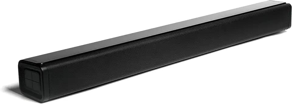 Smpl 30W Multimedia Soundbar, unterstützt Bluetooth, Koaxialeingang, Aux, USB und Fernbedienung, 76.2 cm - Schwarz