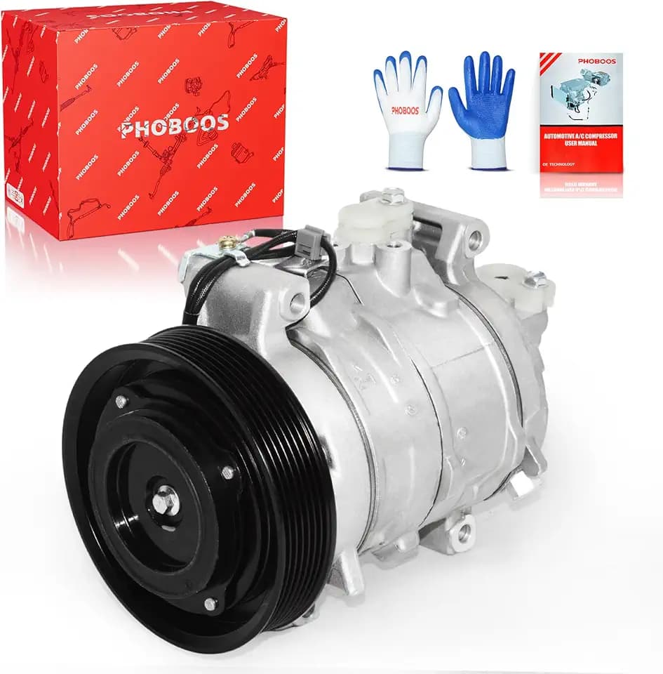 PHOBOOS A/C Compressor with Clutch Compatible with Honda Accord & Crosstour