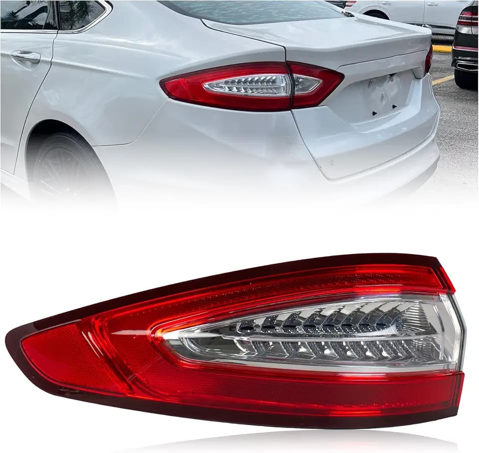 Left LED Tail Light Assembly Fit For 13-16 Ford Fusion S SE Rear Brake Lamp