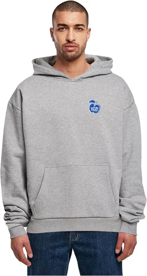 Mister Tee Herren Mt4026-big Apple NYC Ultra Heavy Cotton Box Hoody Hooded Sweatshirt (1er Pack)