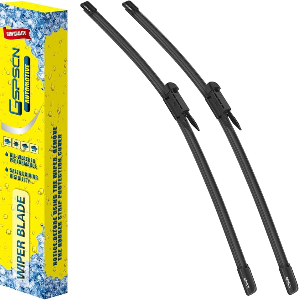 GSPSCN 24" 22" Front Windshield Wiper Blades OEM,All-Season,Quiet (2 Pack)