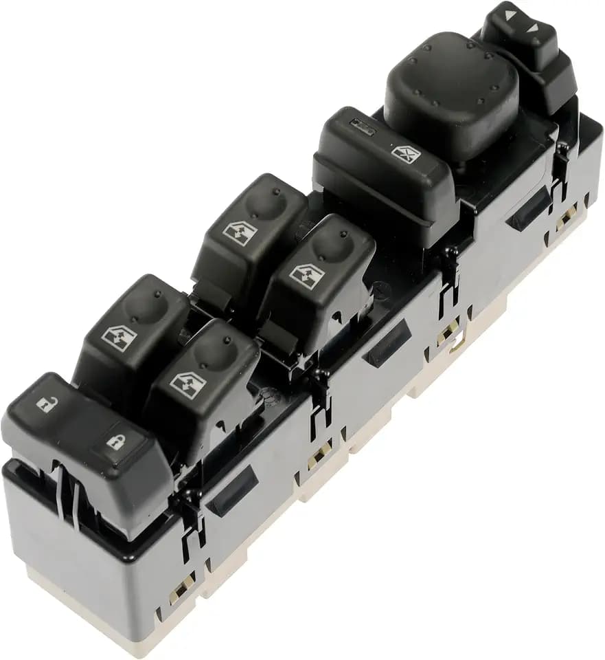 Dorman 901-075 Front Driver Side Master Window Switch - 8 Button, Power Mirror (Non-folding only) Compatible with Select Cadillac/Chevrolet/GMC Models