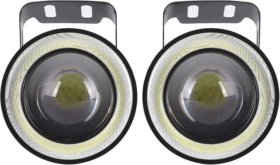 Universal weiß helle beleuchtung Ersatz 3in LED auto Angel Eyes runde nebellampe hohe helligkeit DC 12V IP65 wasserdicht