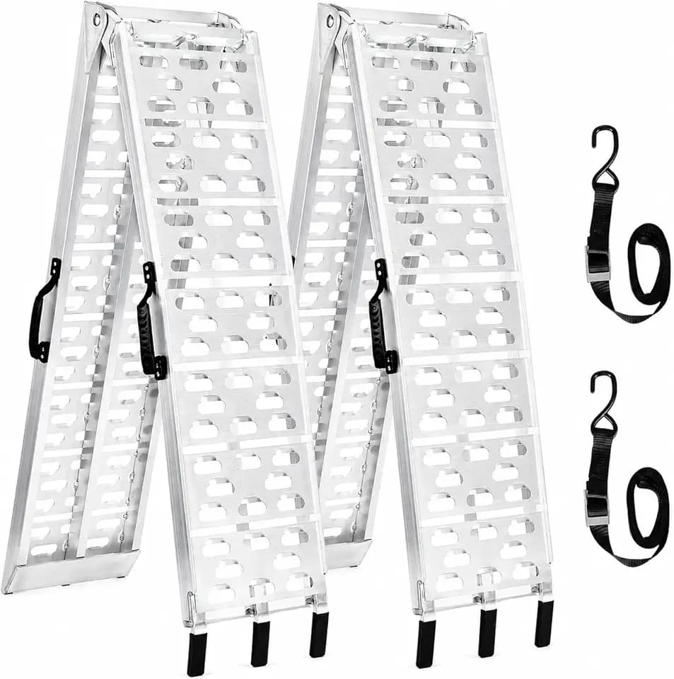 Loading Ramps for Pickup Trucks, 7.5 ft Aluminum ATV Ramps, 2 Pack