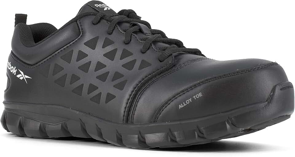 Reebok Men's Rb4042 Sublite Cushion Work Safety Athletic Alloy Toe Shoes