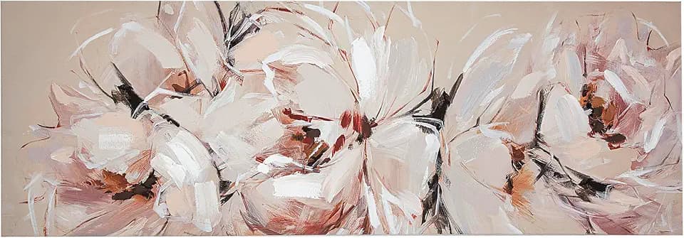 CUADRO OLEO PINTURA FLORES