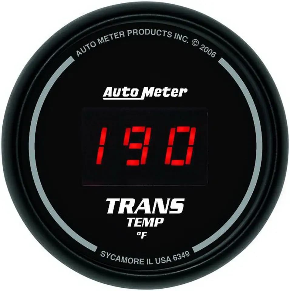 Auto Meter 6349 Sport-Comp Digital Transmission Temperature Gauge