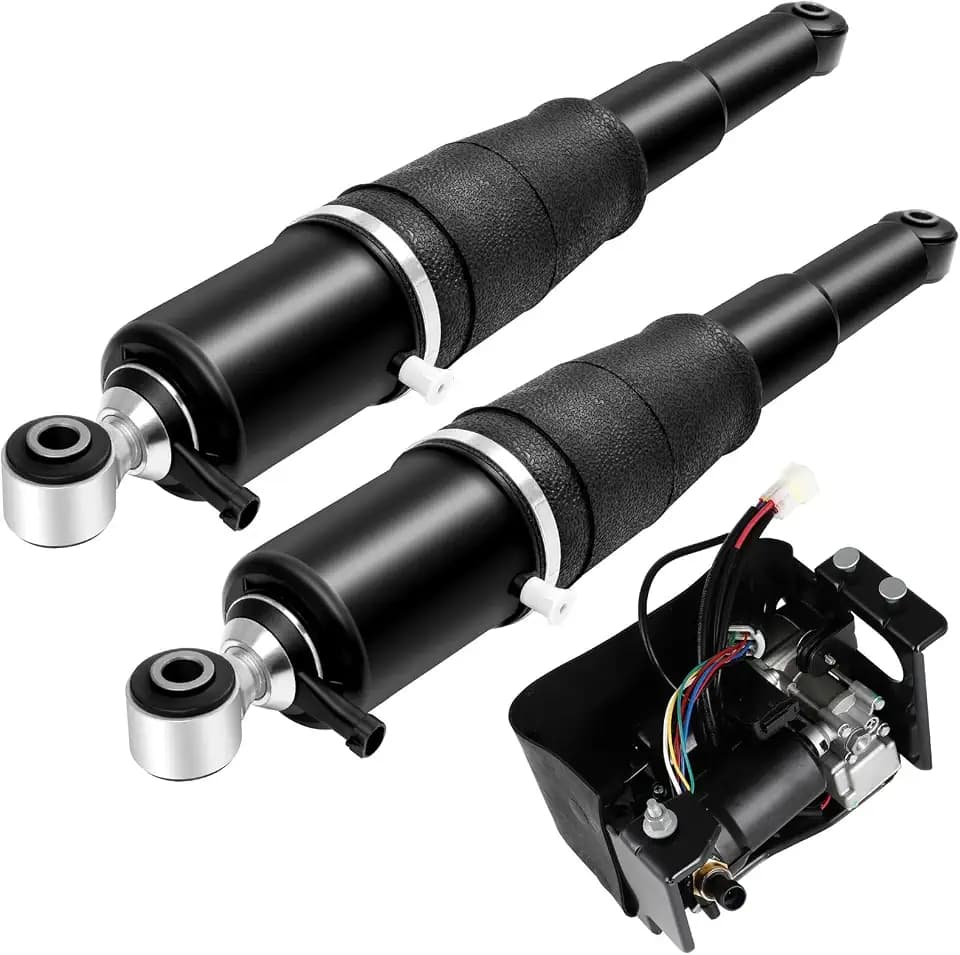 SCITOO Rear Air Suspension Air Compressor Pump Compatible with Cadillac